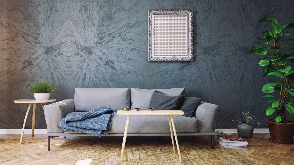 Серая краска для стен