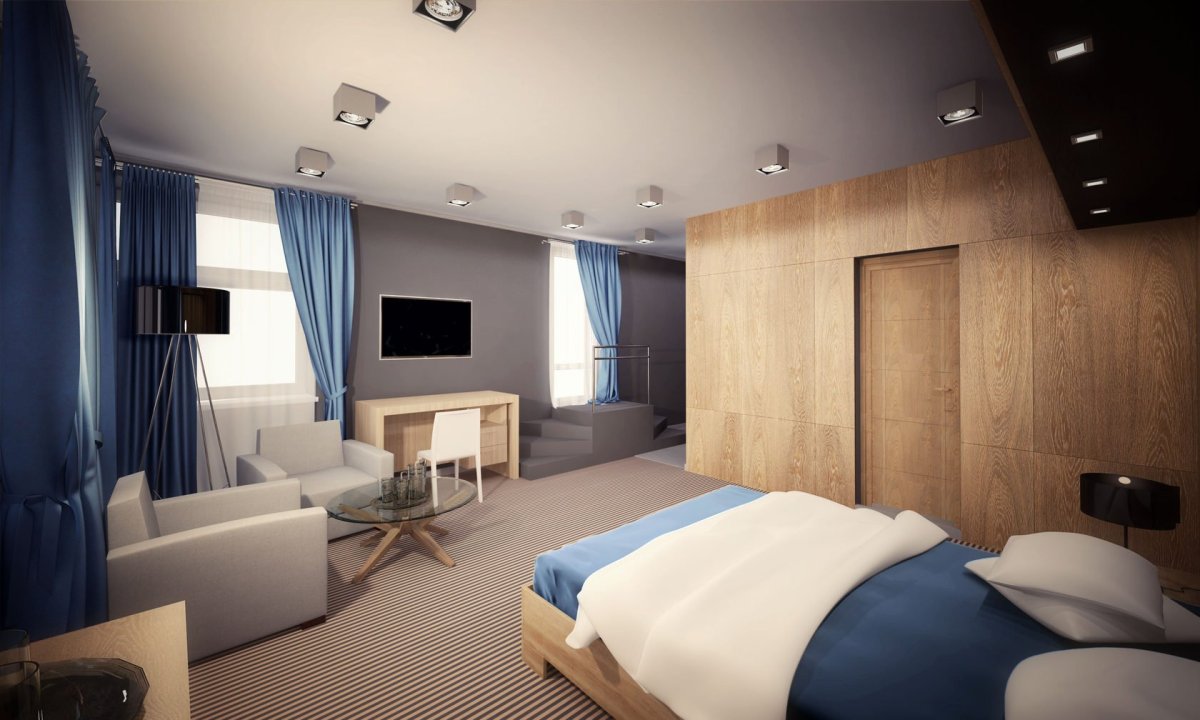 Интерьер гостиничного номера