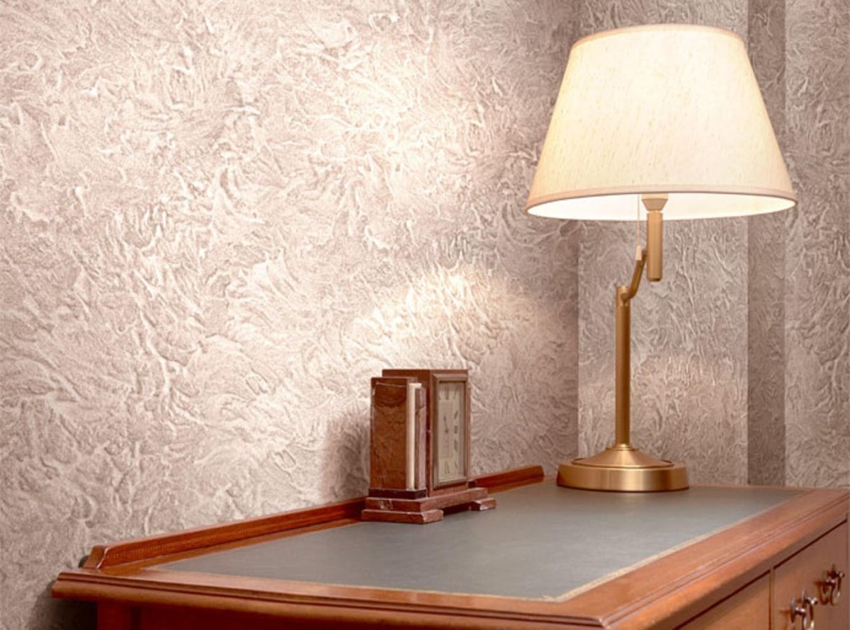 Фактурная краска для стен фото в интерьере