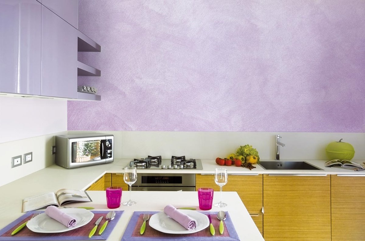 Декоративная штукатурка для внутренней отделки кухни