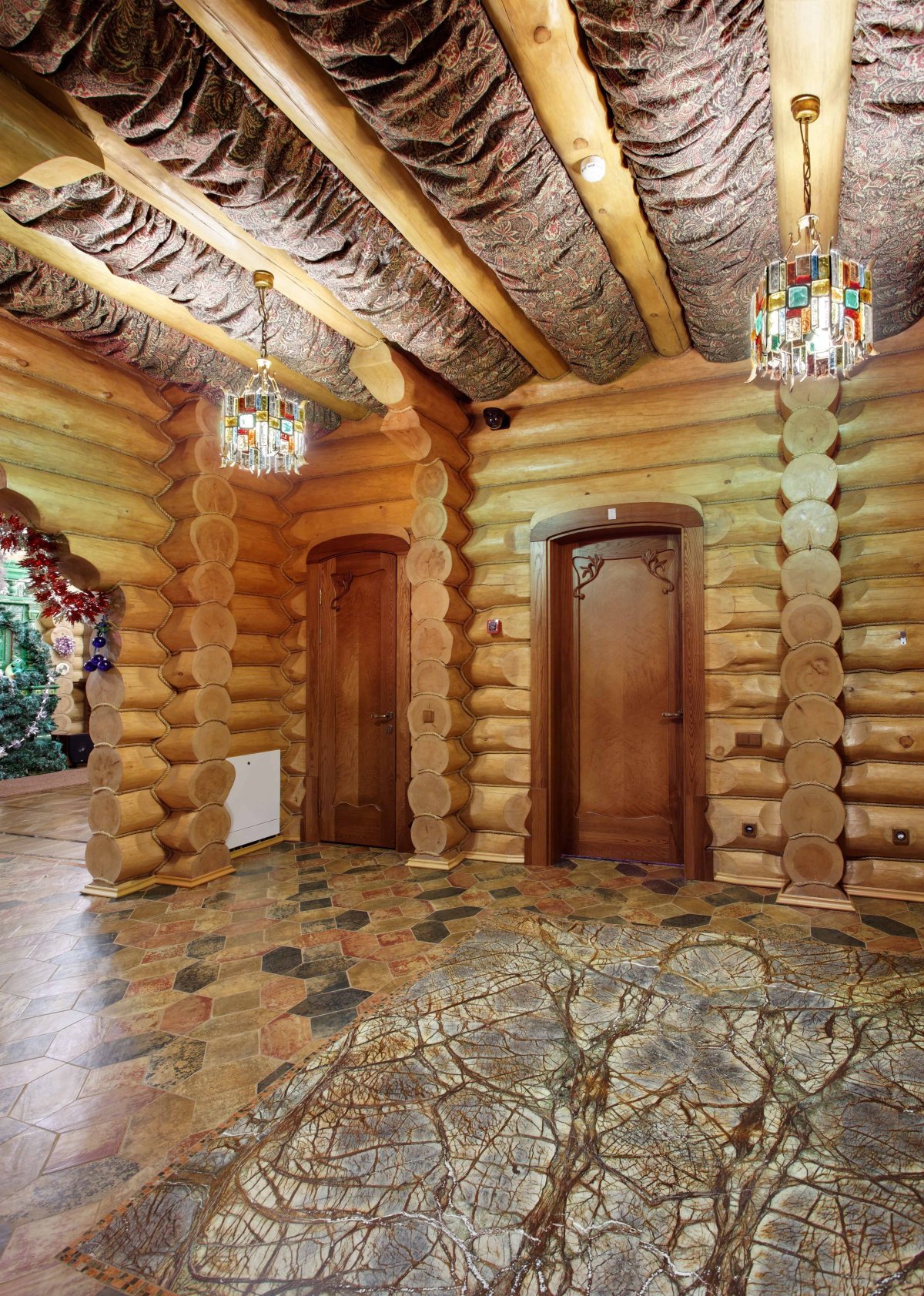 Интерьер деревянного дома