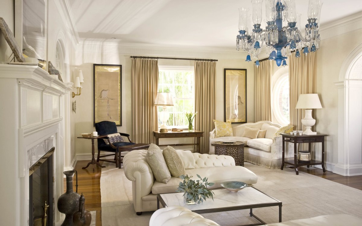 Гостиная в нормандском стиле