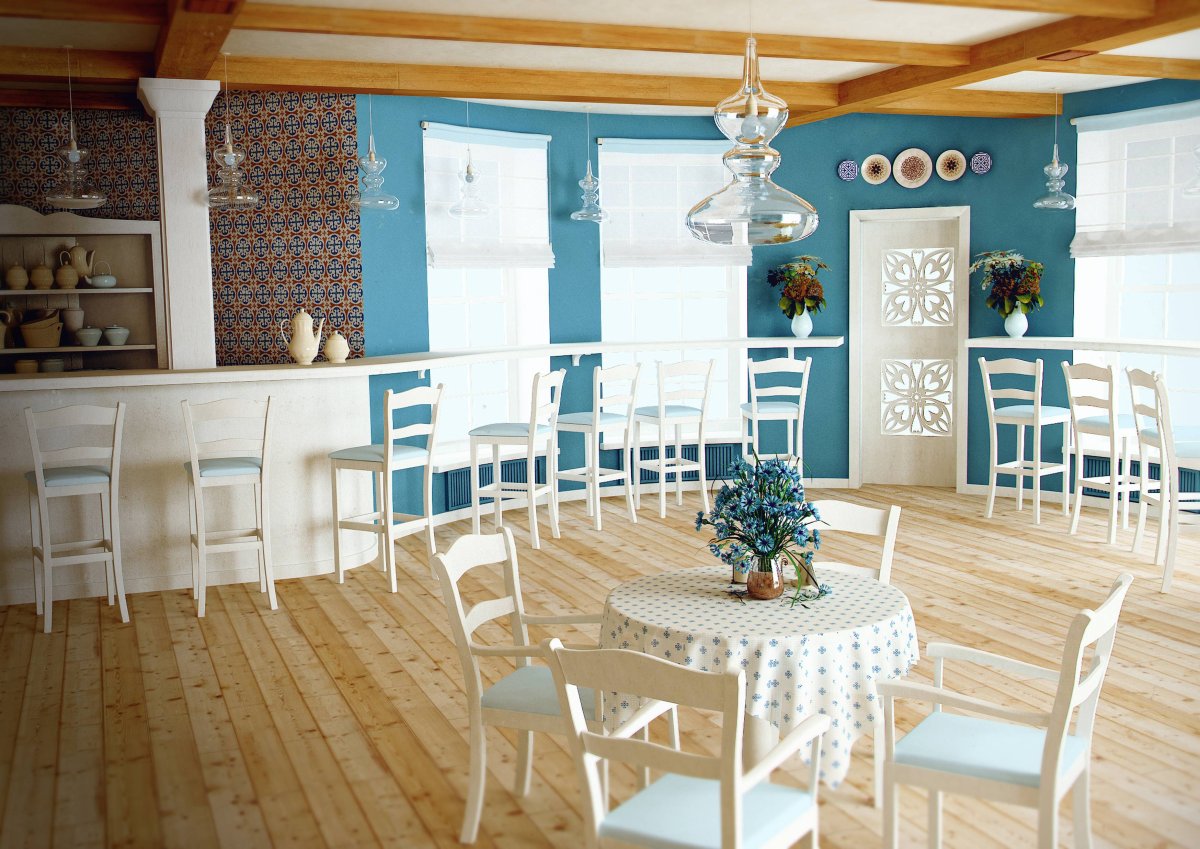 Интерьер ресторана в стиле Прованс