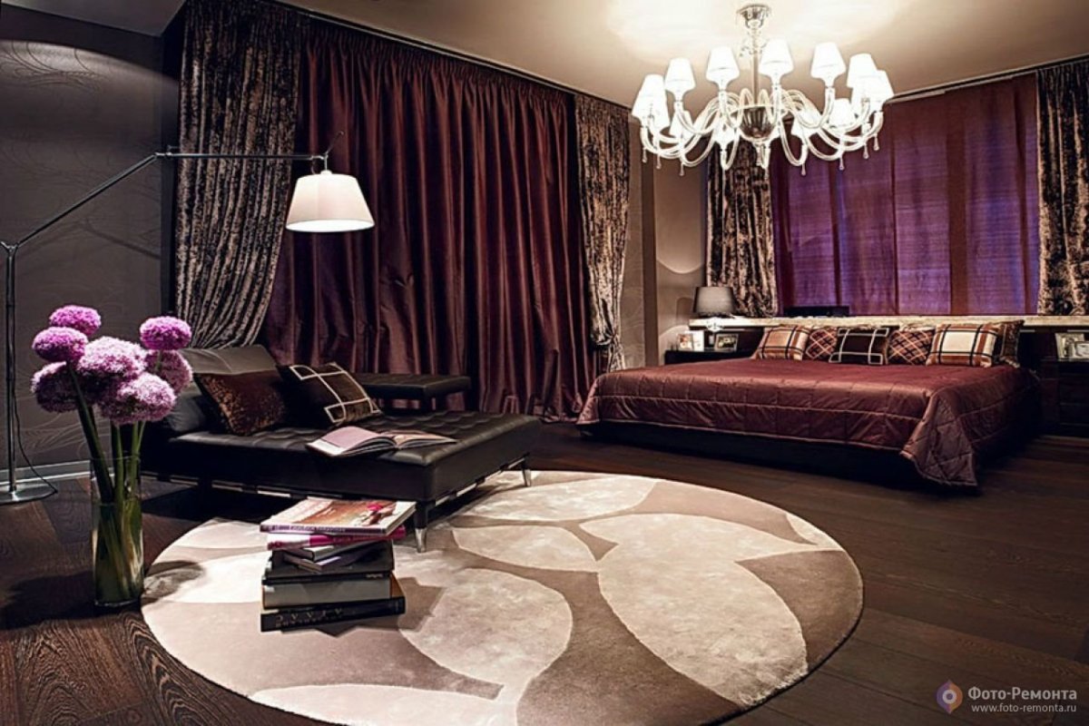 Темный интерьер