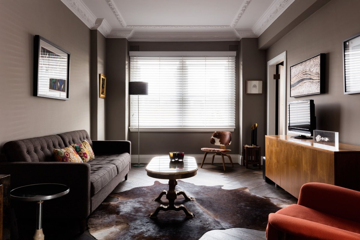 Черная мебель в интерьере