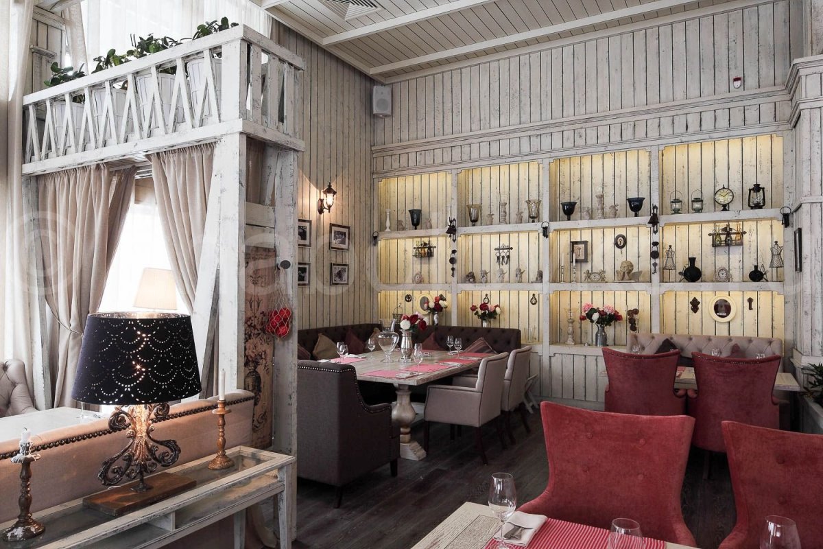 Кафе в стиле шебби Шик