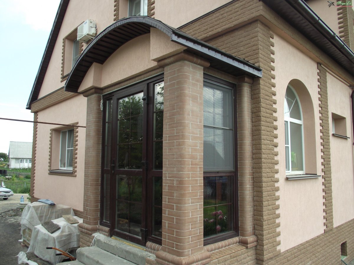 Декоративная отделка дома снаружи