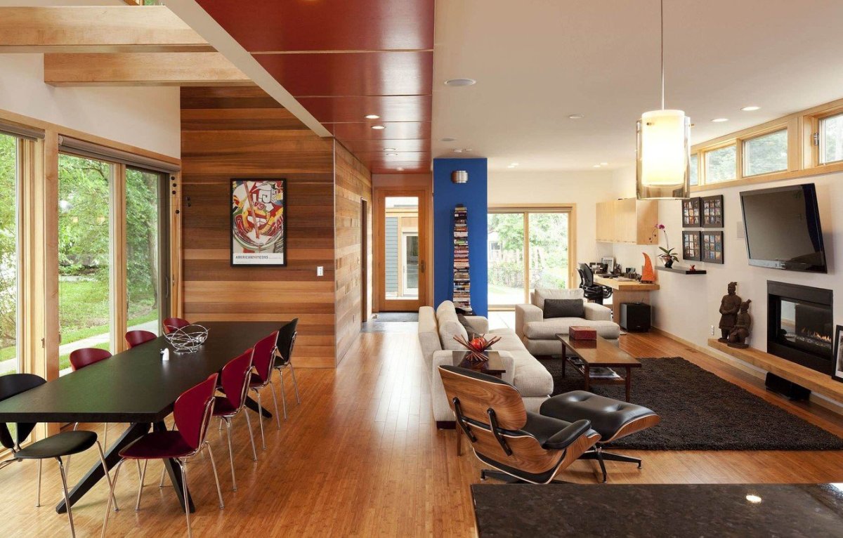 Потолок в скандинавском стиле