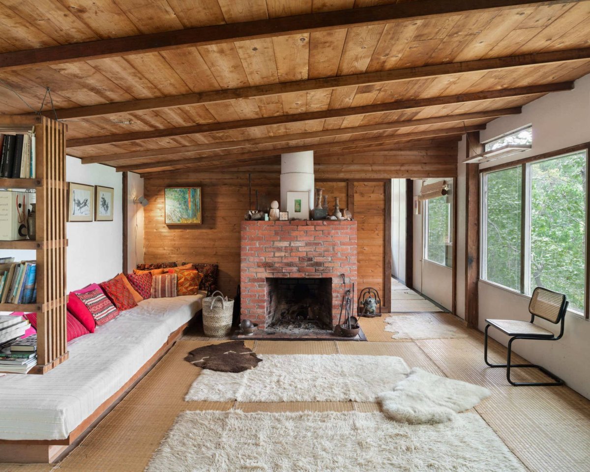 Одноэтажный дом изнутри