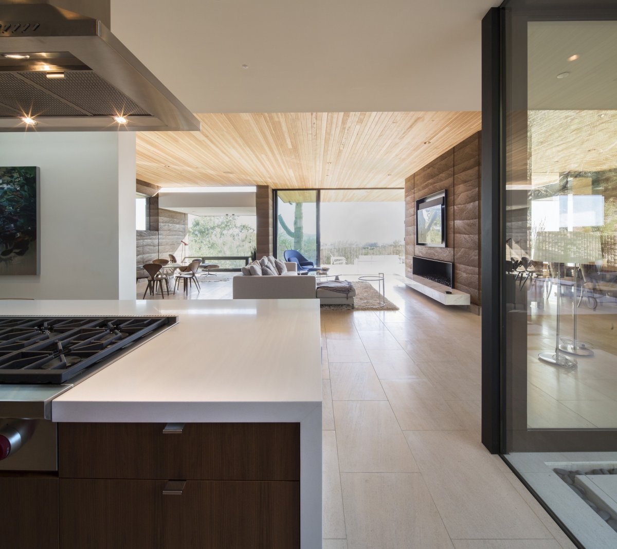 Кухня в Шале в современном стиле