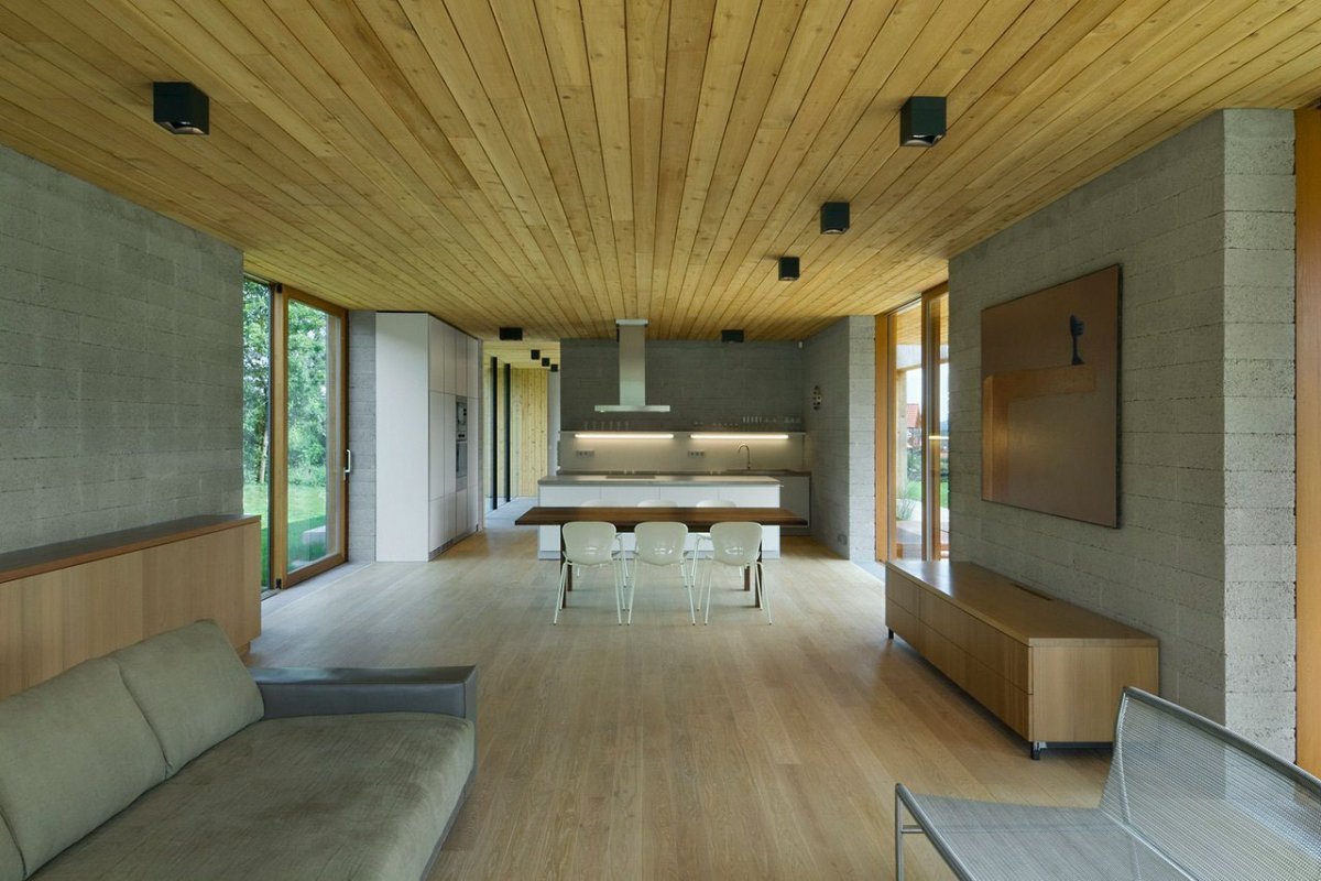 Гостиная в загородном доме