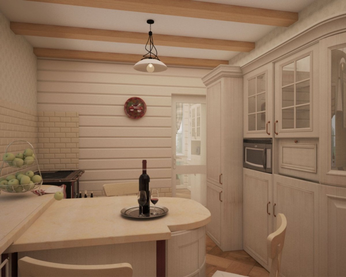 Отделка бани в стиле Прованс