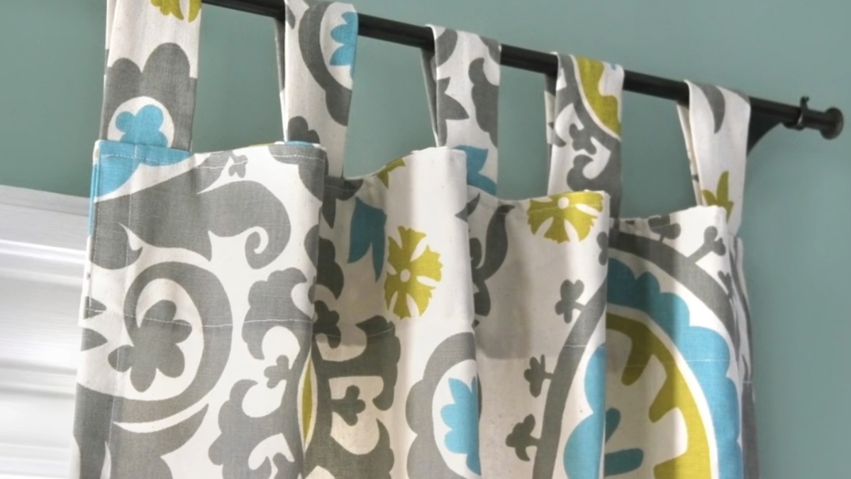 Шторы на завязках