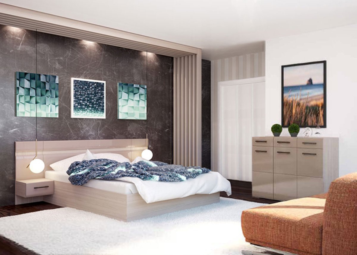 Спальный гарнитур белый