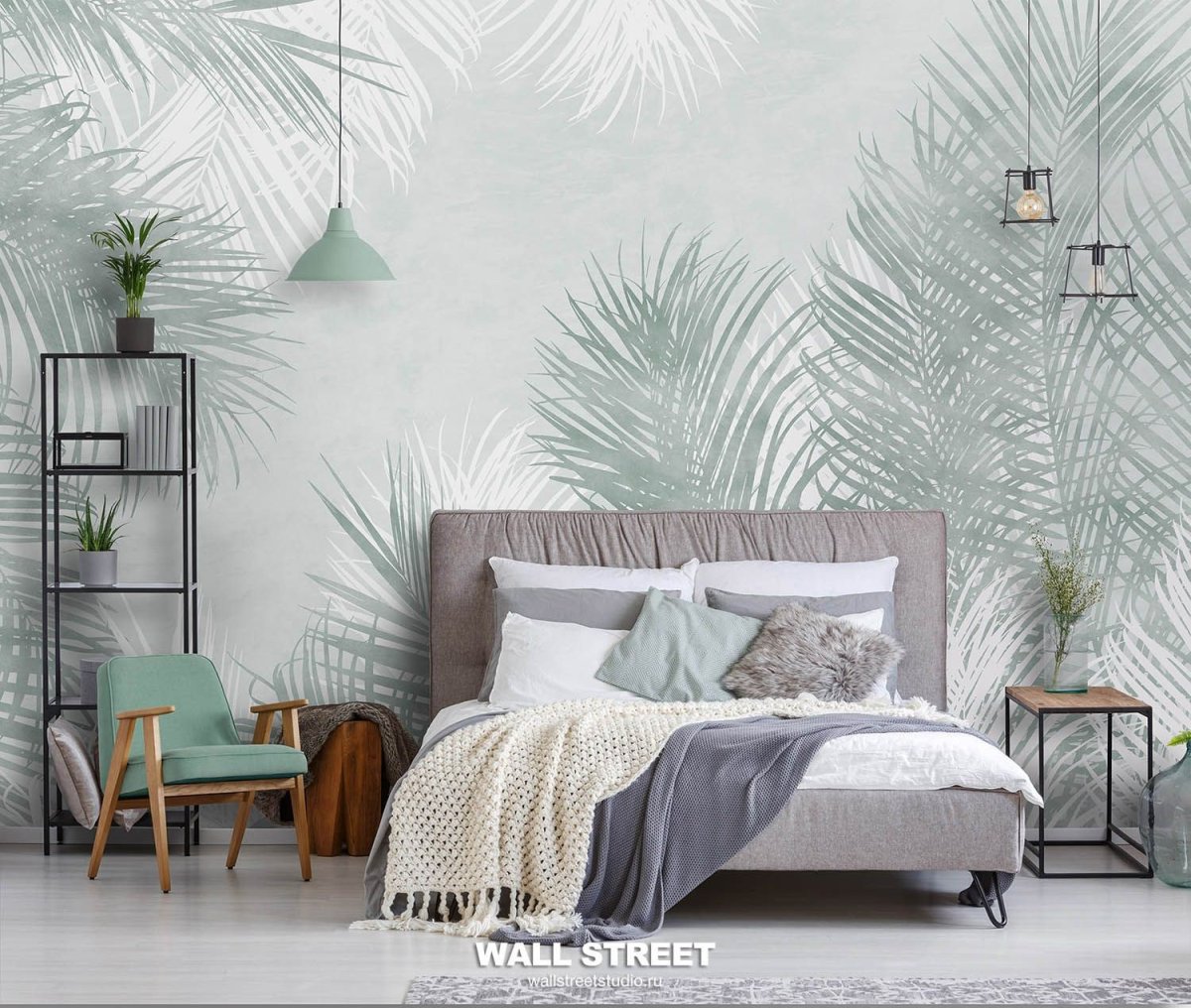 Фотообои пальмовые листья