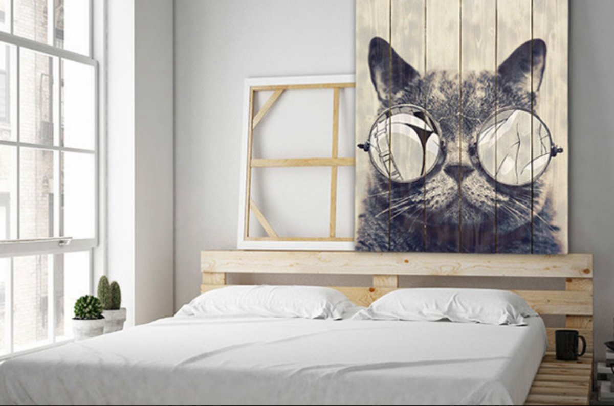 Картины на досках в стиле лофт