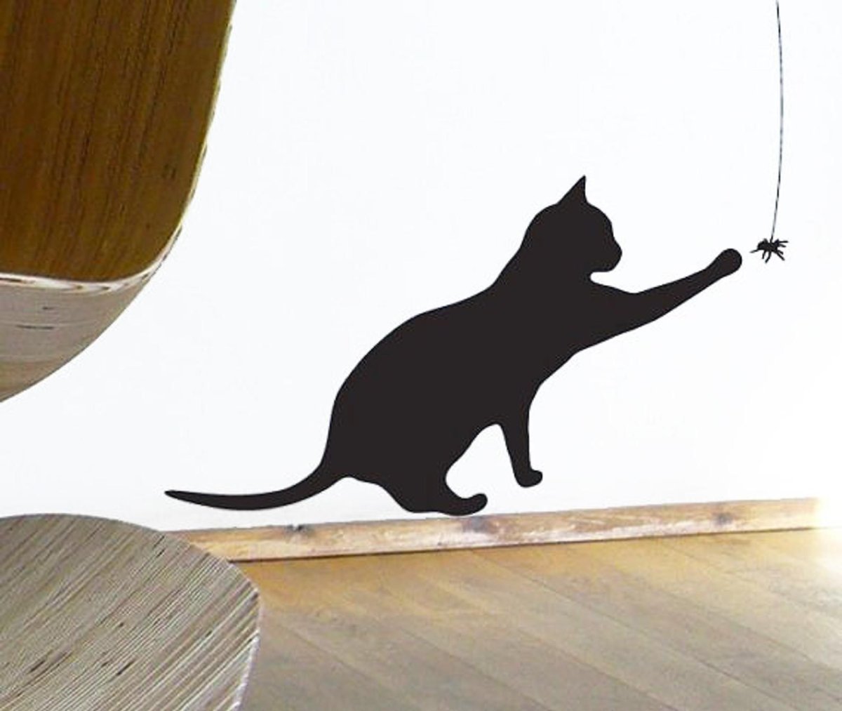 Трафарет коты на стену