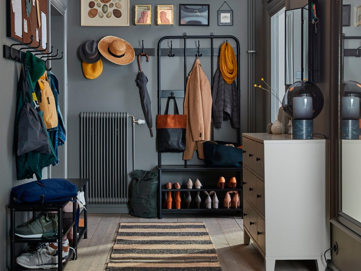 Икеа железная прихожая