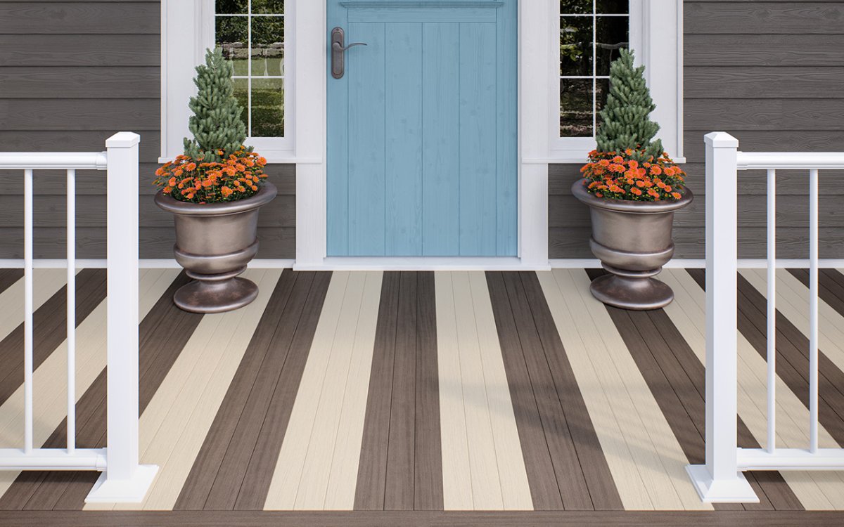 Пол на веранде цвет