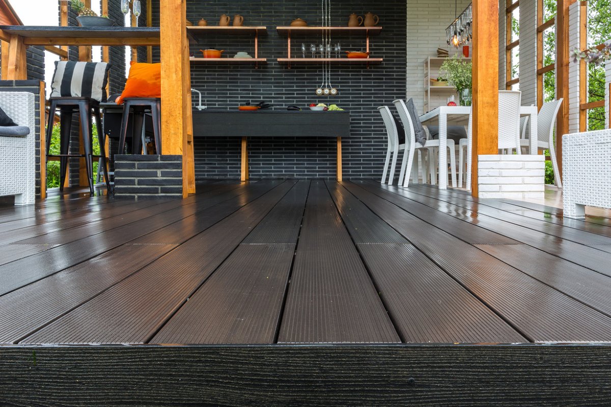 Доска террасная HARVEX Magnus двухсторонняя вельвет/дерево венге, 139х27х6000мм