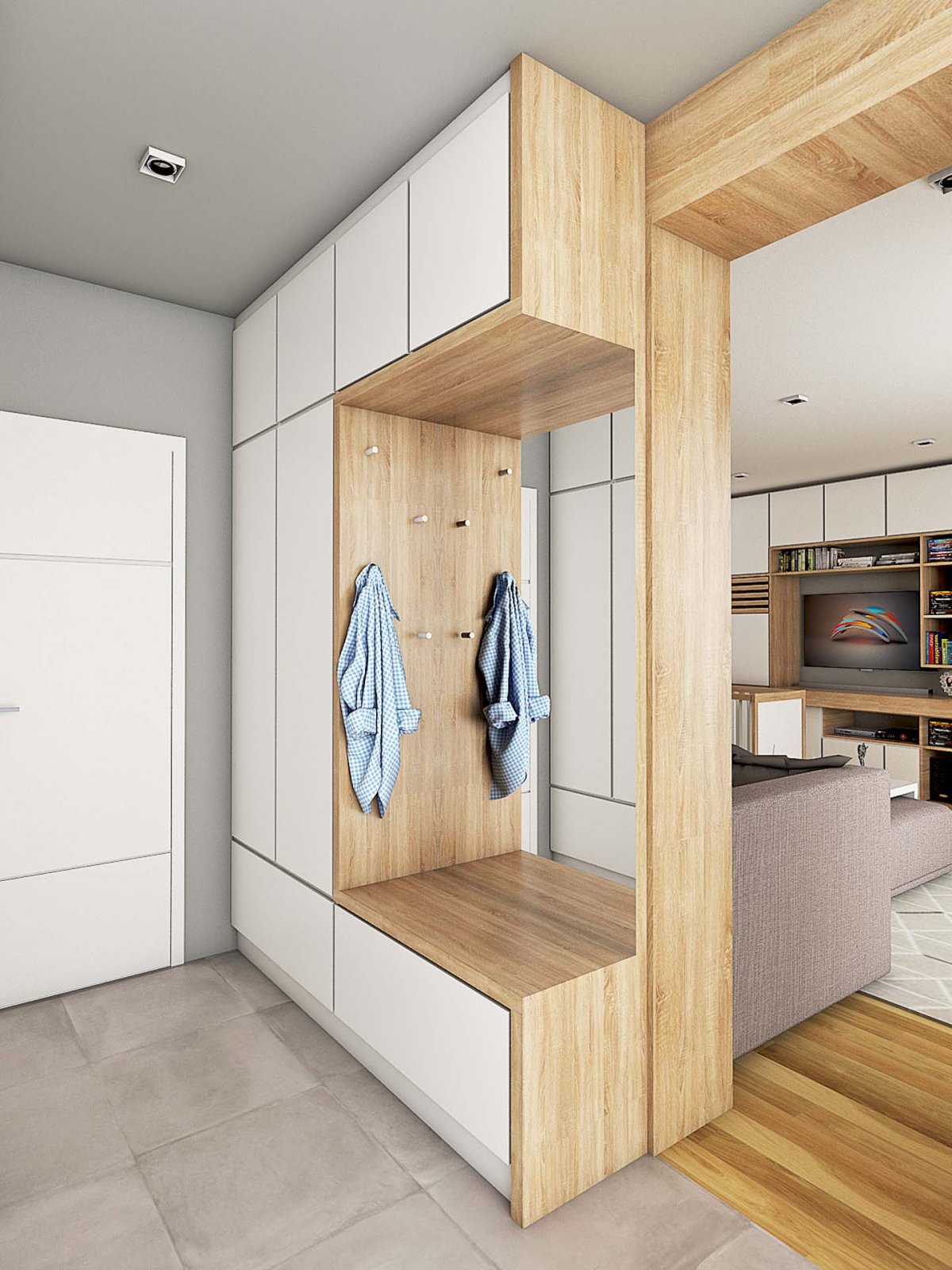 Прихожая в современном стиле