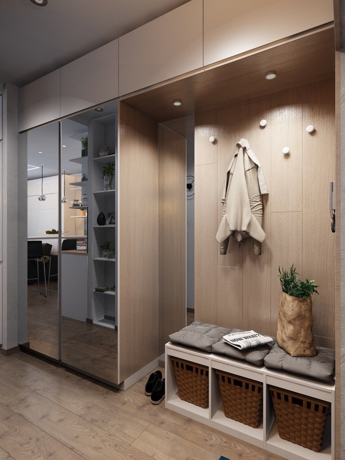 Прихожая в квартире студии