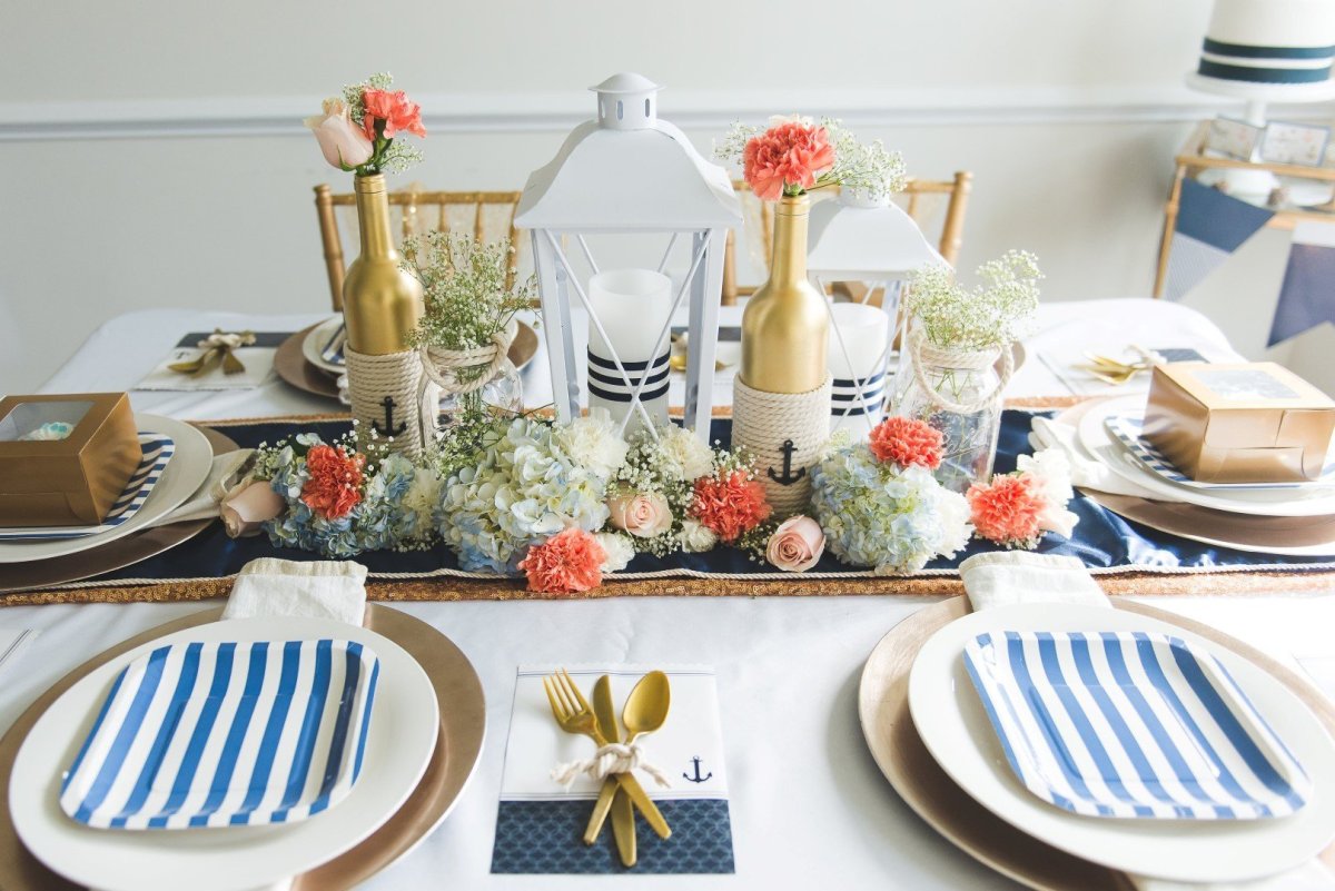 Сервировка в морском стиле
