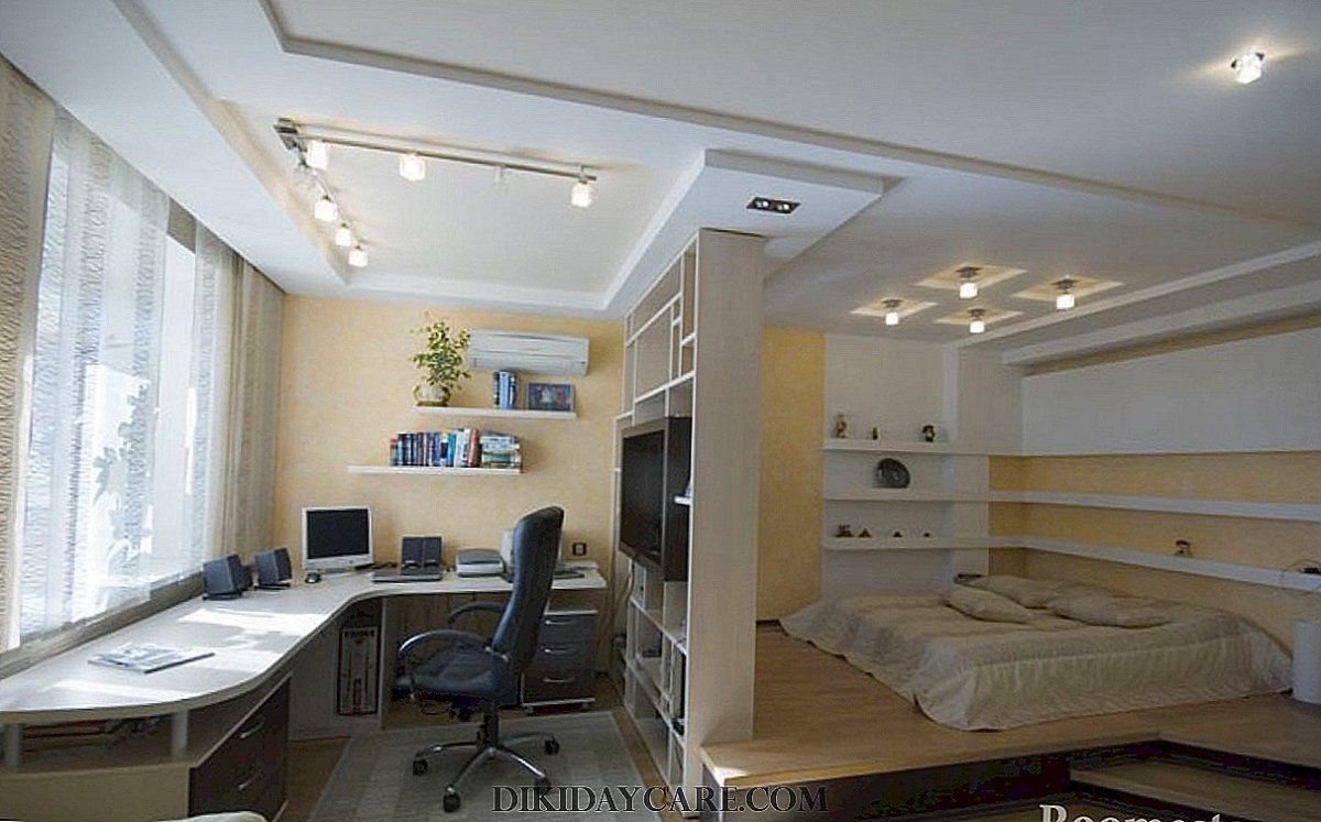 Спальня совмещенная с кабинетом