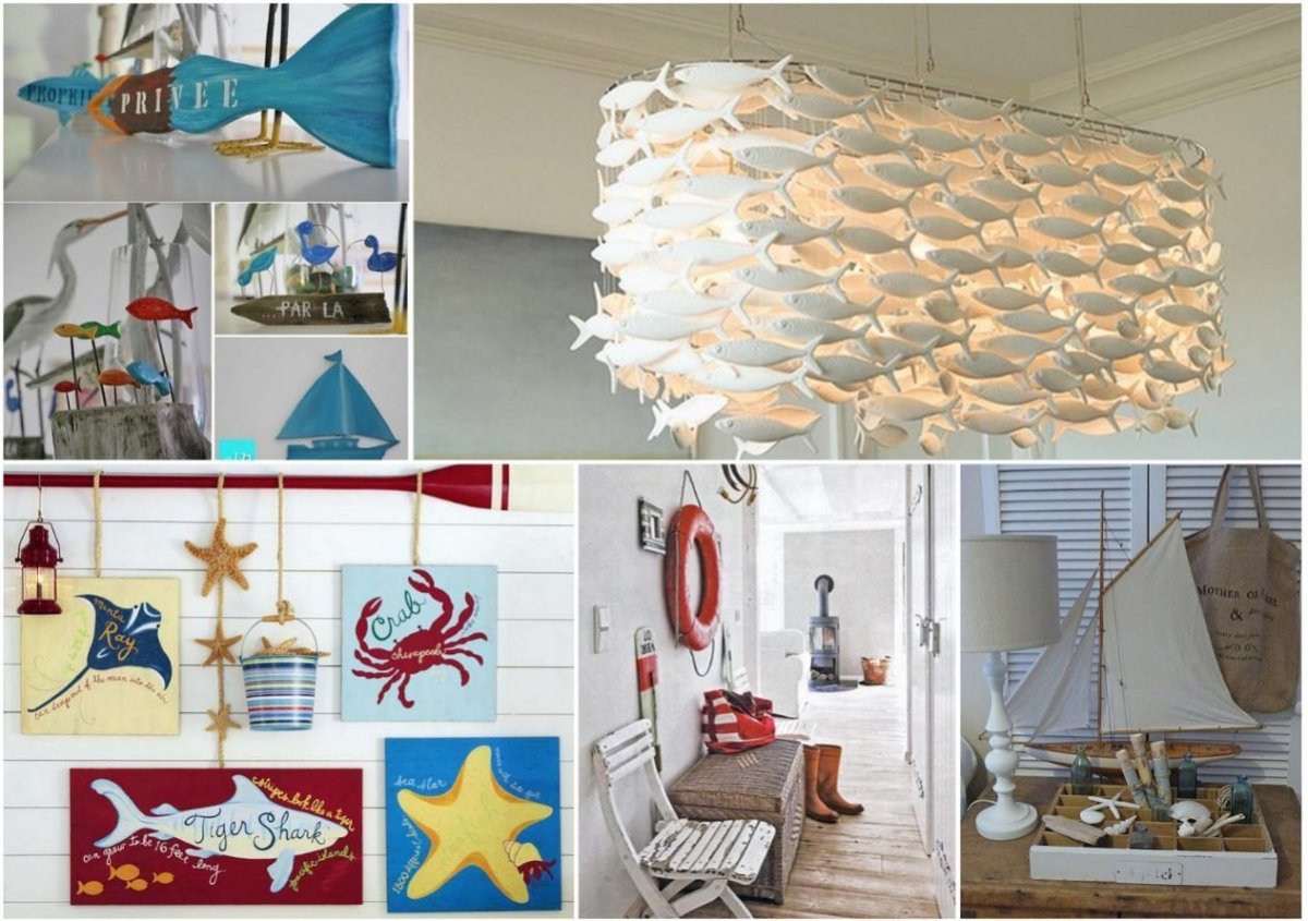 Морская тематика в интерьере