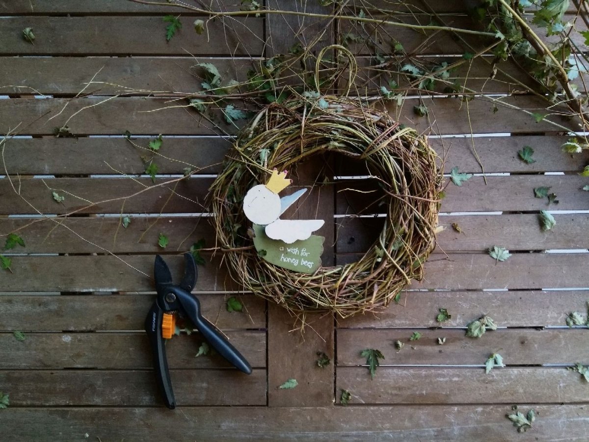 Венок из мха