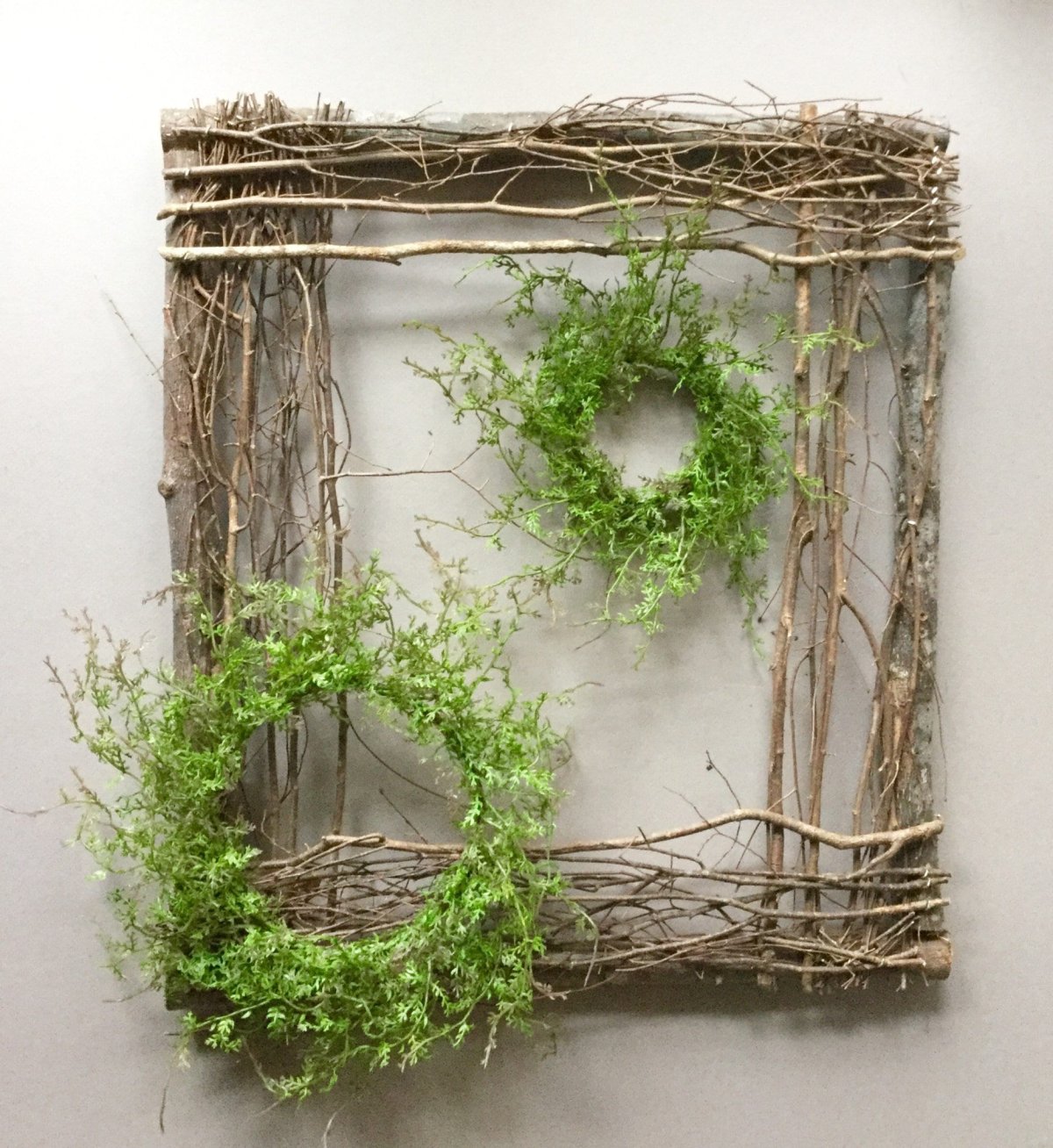 Садовая мебель из веток