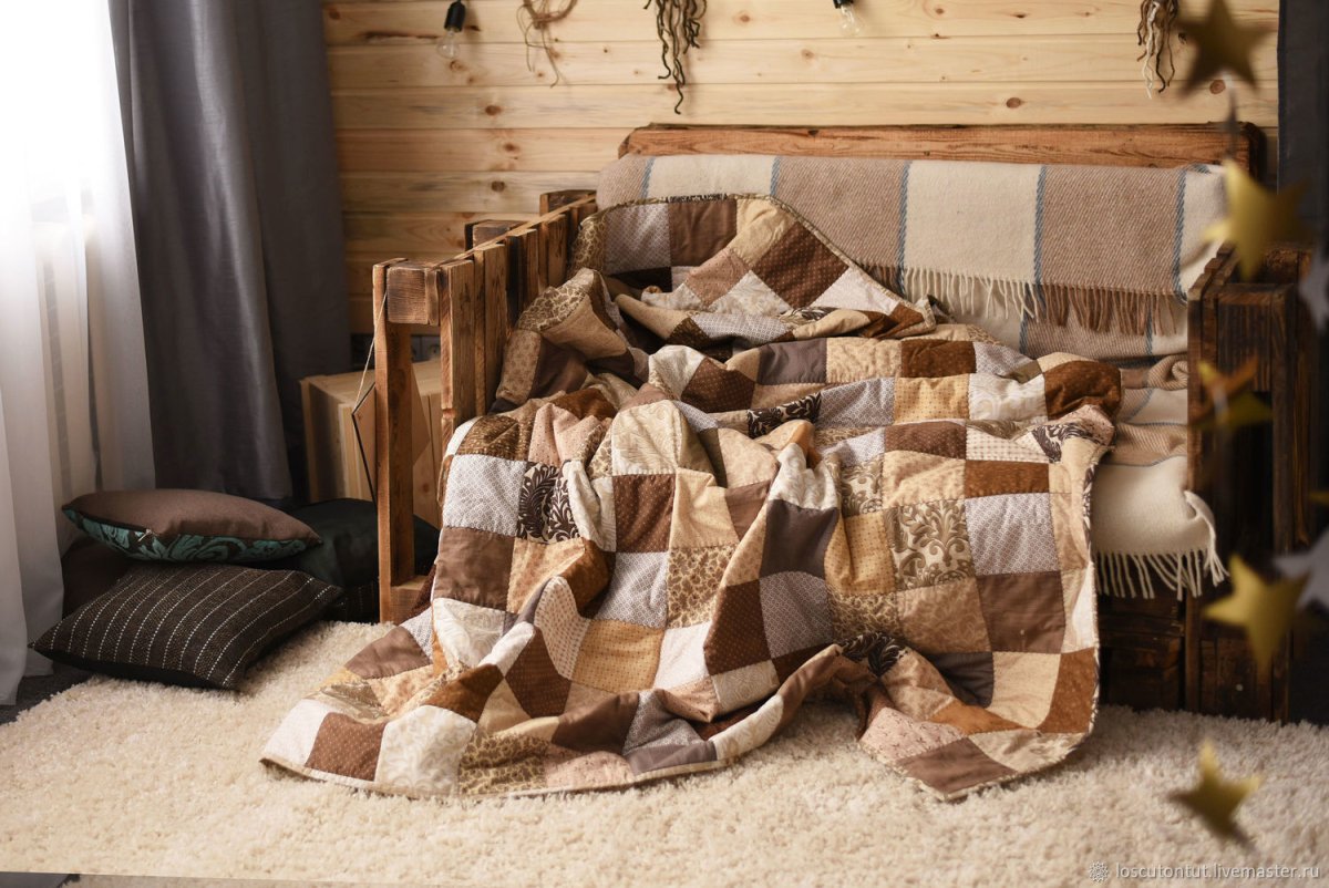 Покрывало в стиле Кантри и Прованс