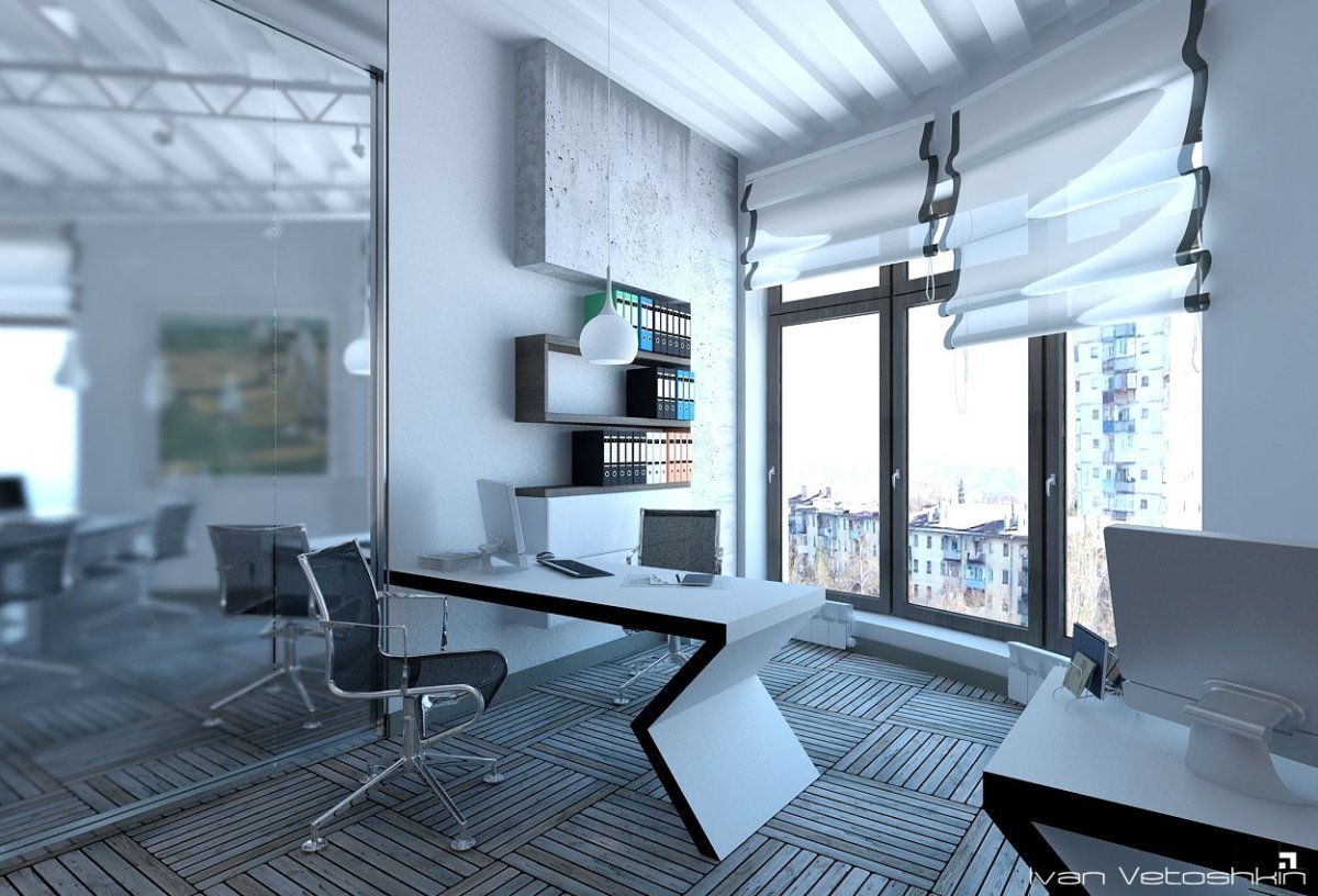 Офис в стиле Хай тек