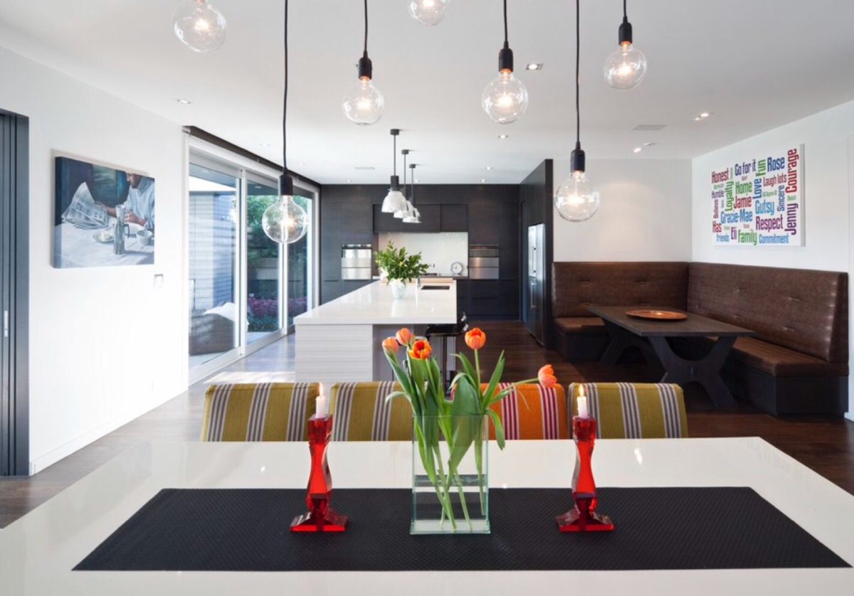 Зонирование интерьера светом