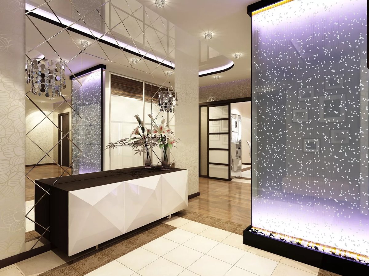 Двери из коридора в гостиную