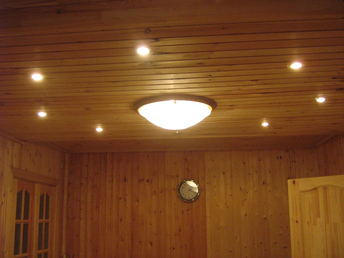 Бревенчатый дом в скандинавском стиле