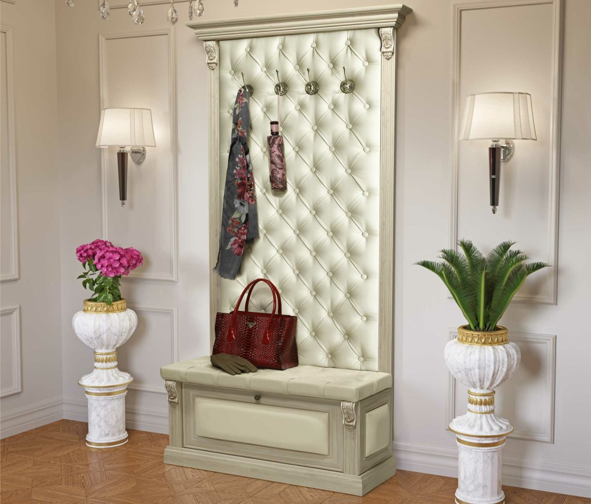 Шкаф "Честер 1800" с каретной стяжкой