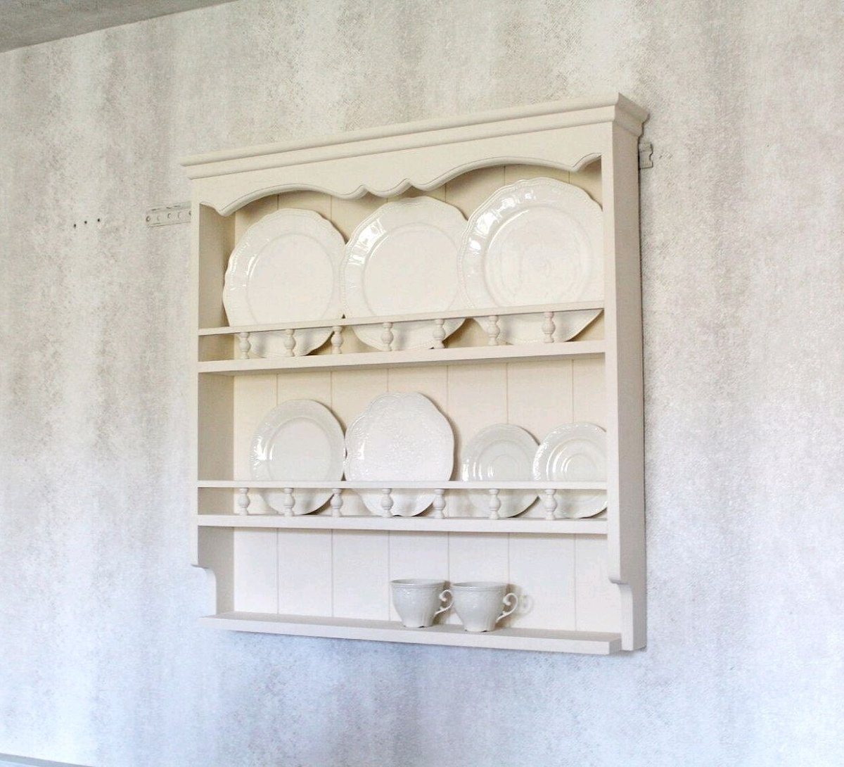 TORNVIKEN ТОРНВИКЕН полка для тарелок, белый с оттенком80x100 см