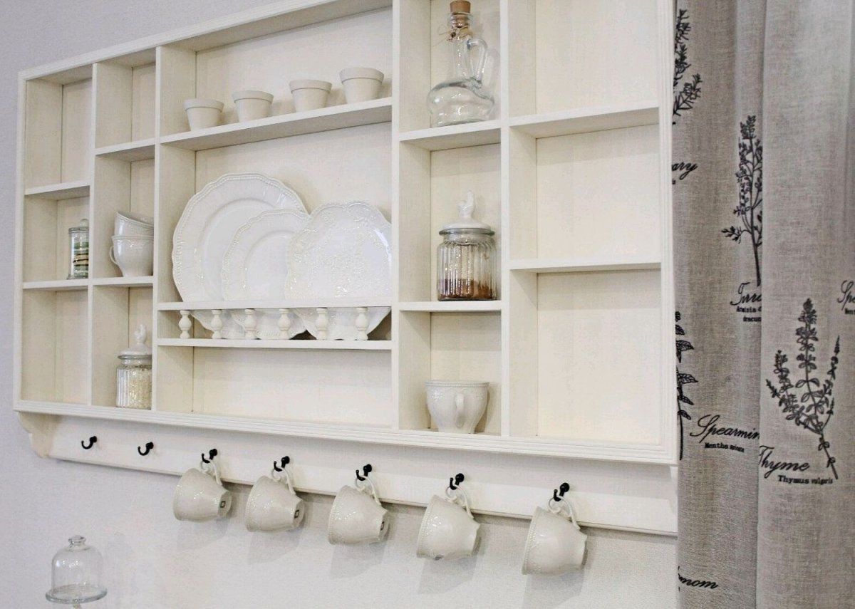 Полка для посуды в стиле Прованс
