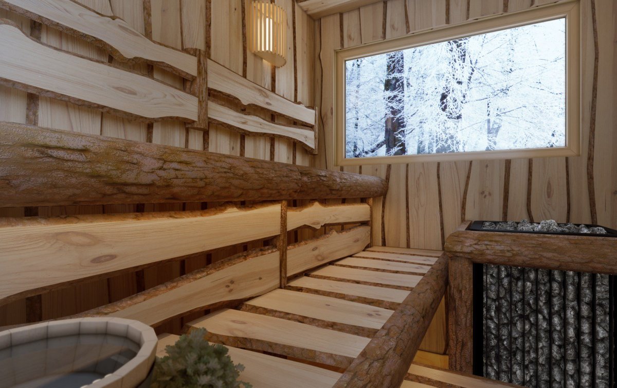 Баня в стиле Леший