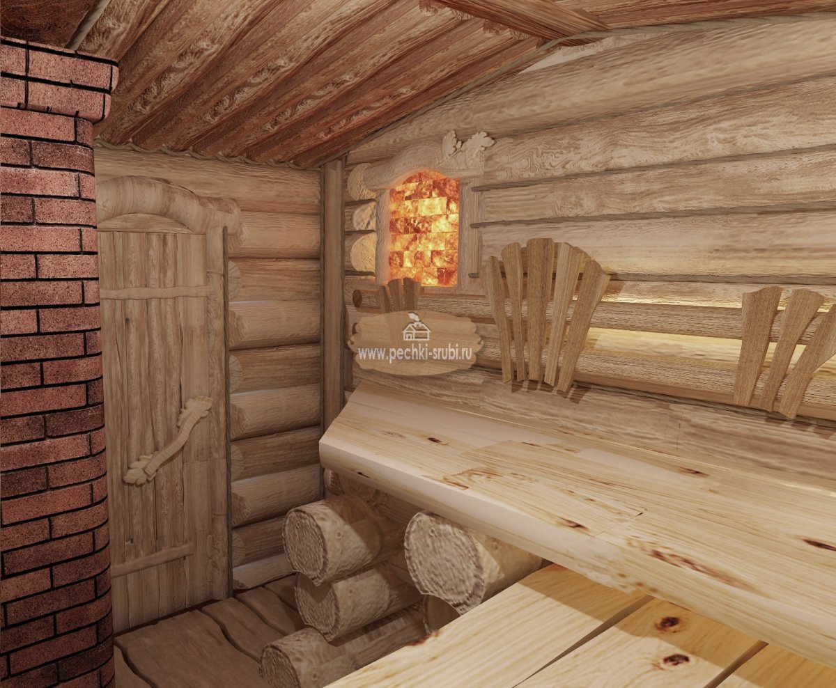 Баня в стиле Леший