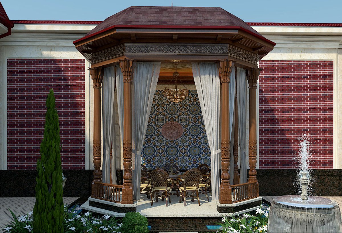 Беседка в арабском стиле