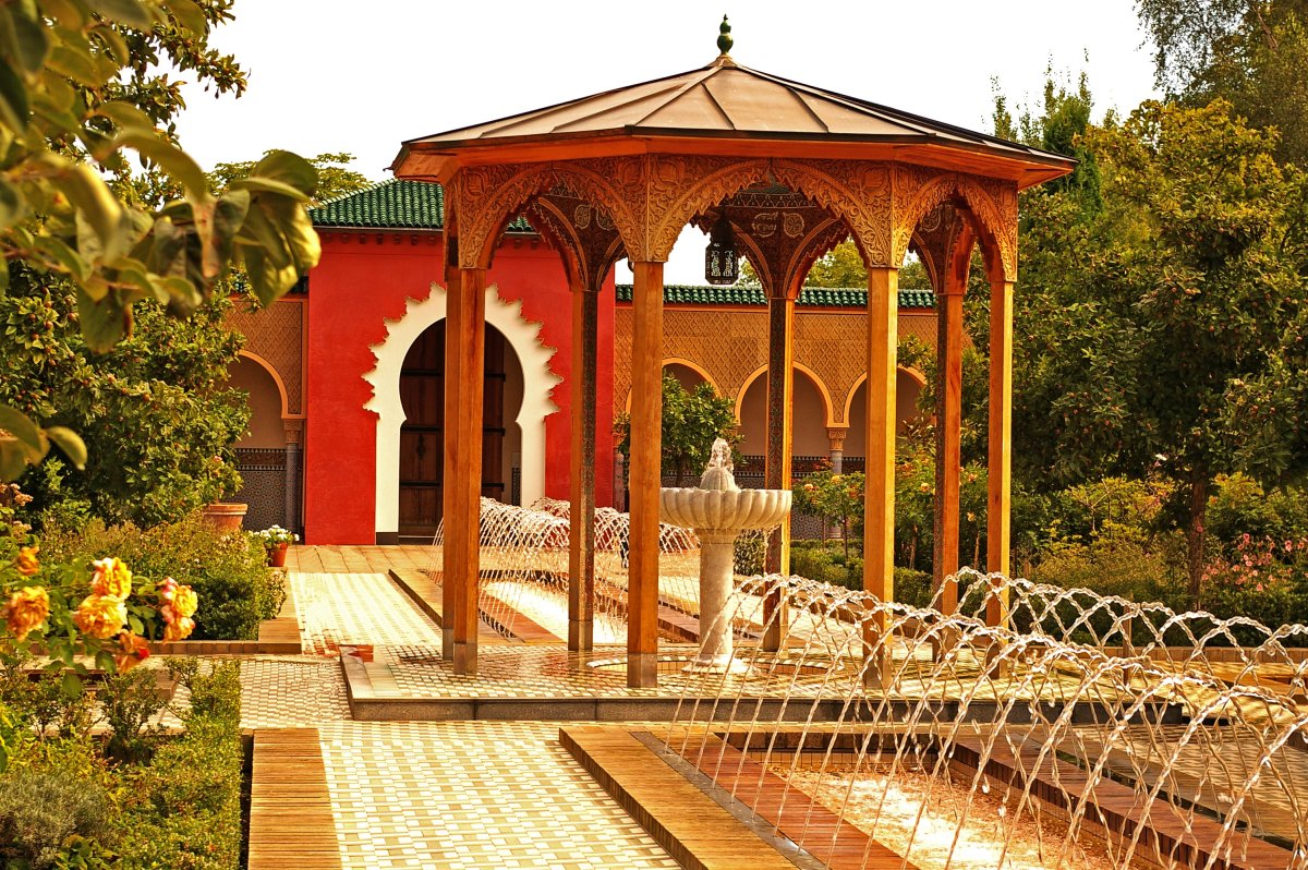 Перголы дворца в Турции
