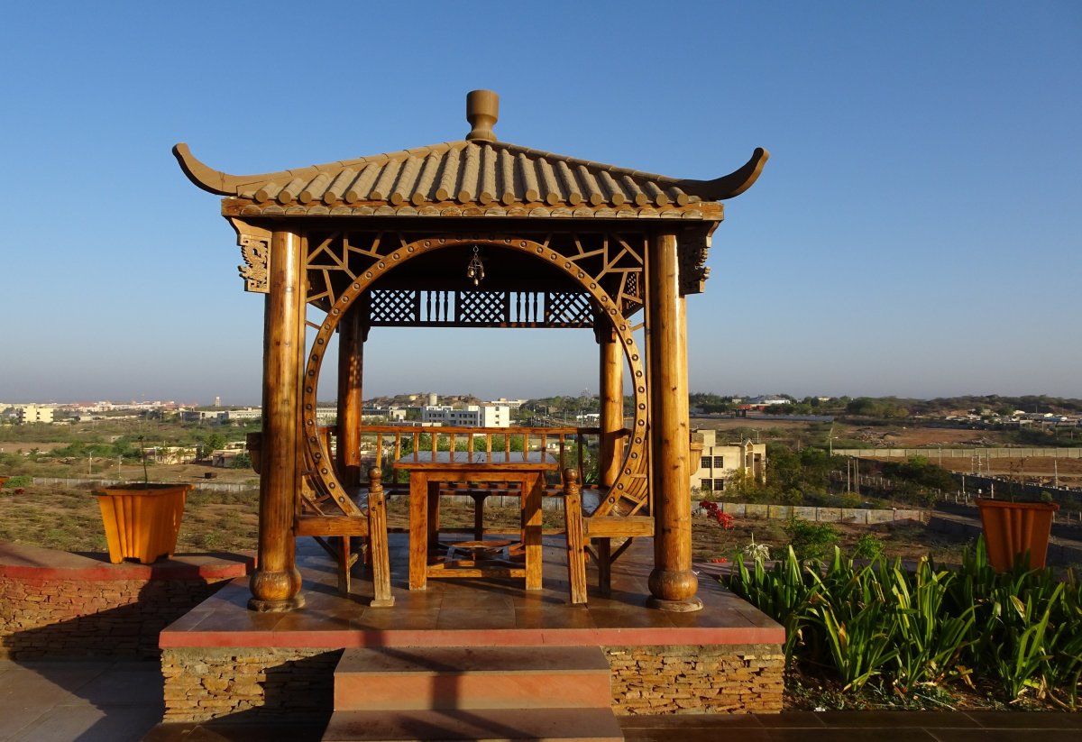 Беседка в Восточном стиле