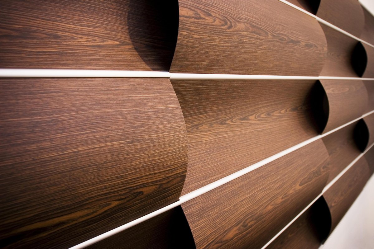 Шпонированные панели Wallhof Wood "тик"