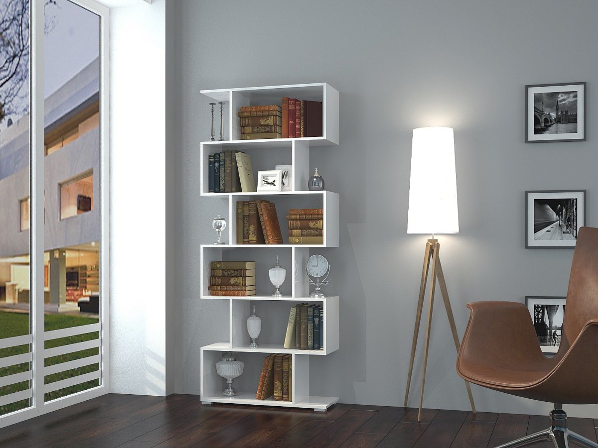 Дизайнерские книжные полки