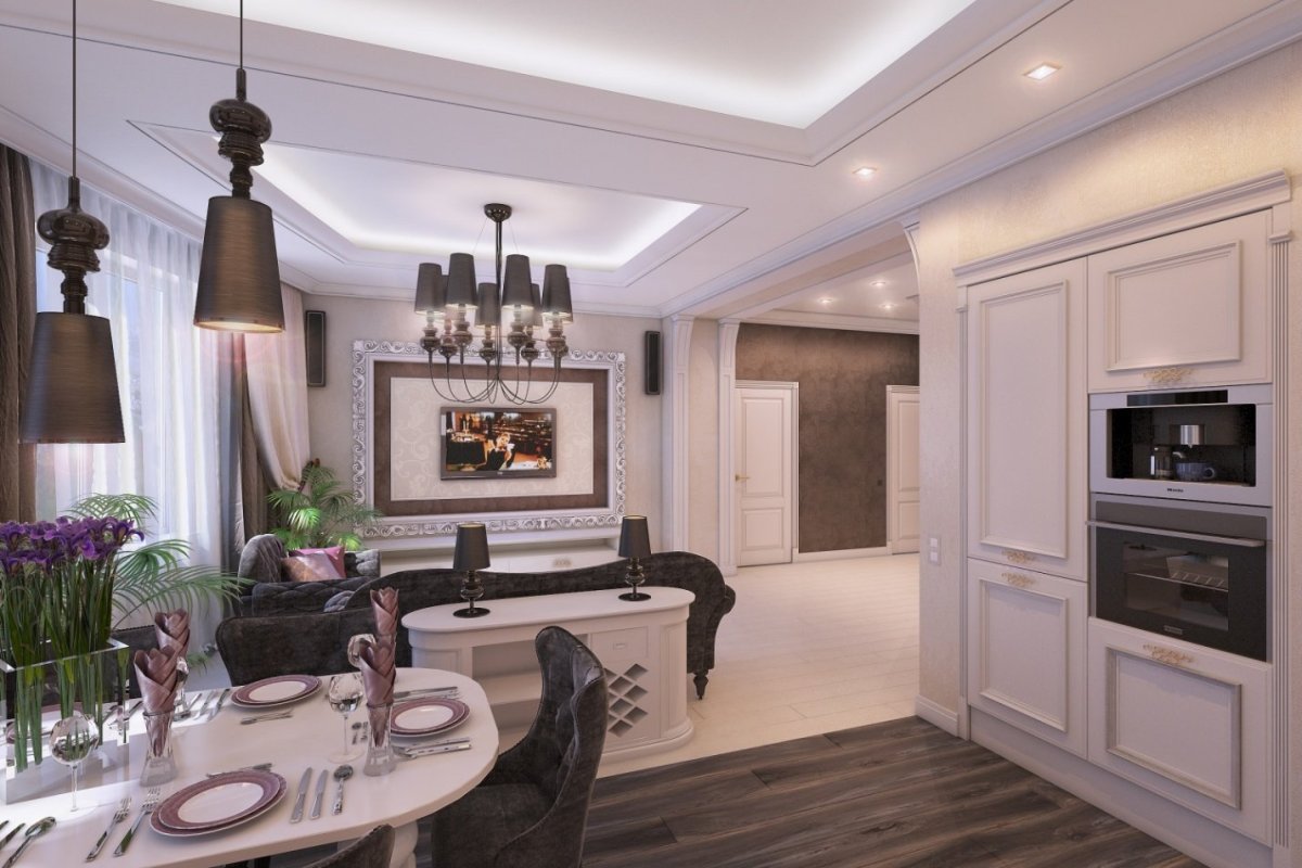 Кухня арт деко Неоклассика