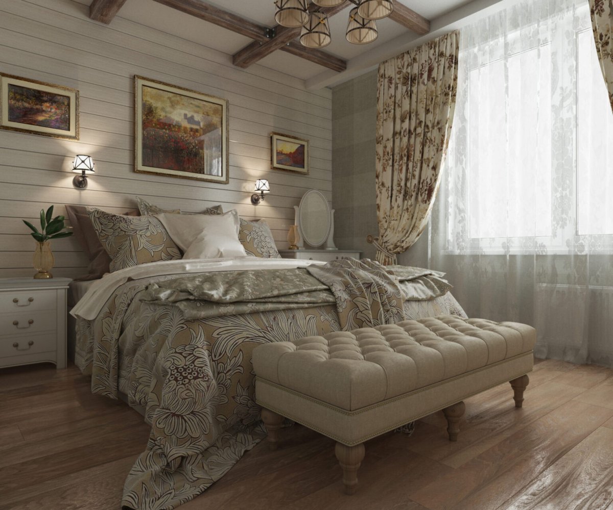 Спальня Прованс Скандинавия