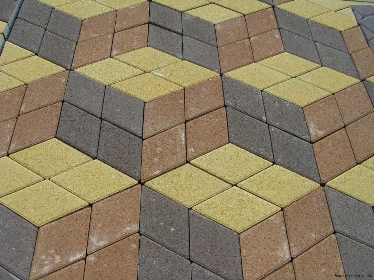 Брусчатка полимерпесчаная ромб