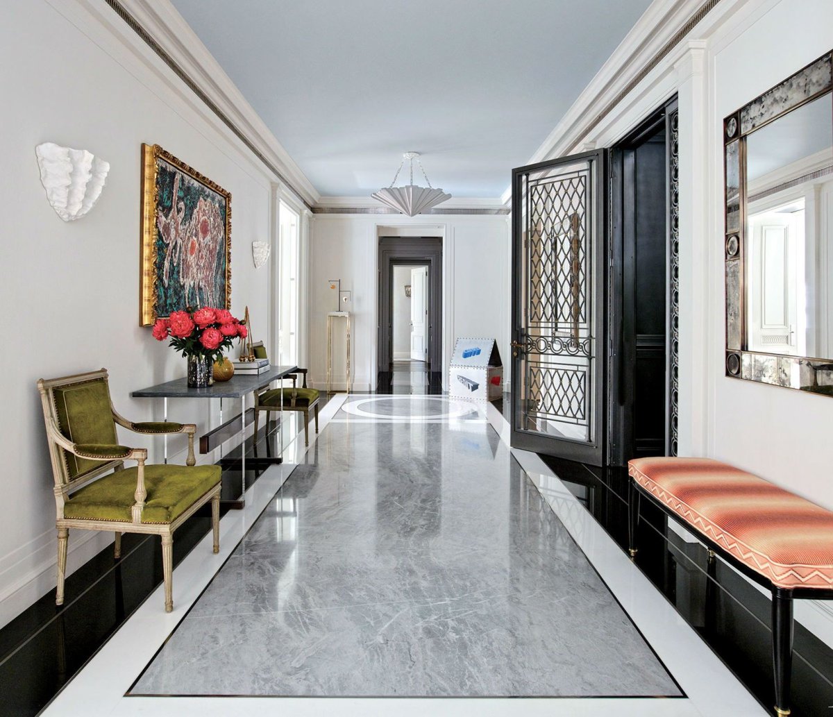 Мраморные полы в доме